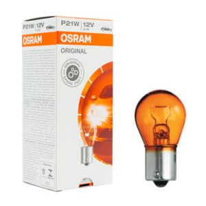 21W Lampje Bol Oranje (Bau15S 12V)(Prijs Per Stuk) Assymetrisch