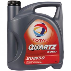 20W50 4L Quartz 5000 Motorolie Total
